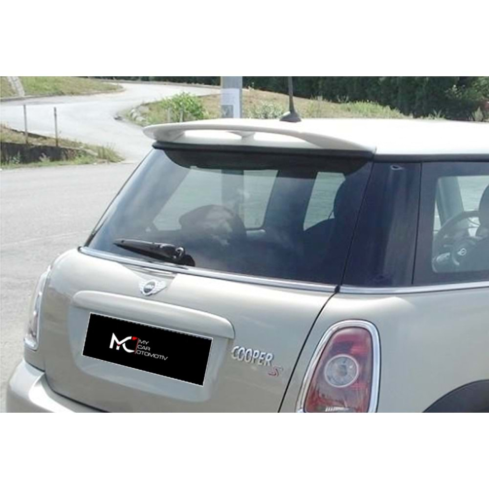 Mini Cooper R56 2006+ - Spoiler R56 Stil Tavan Üzeri, Piano Black FRP