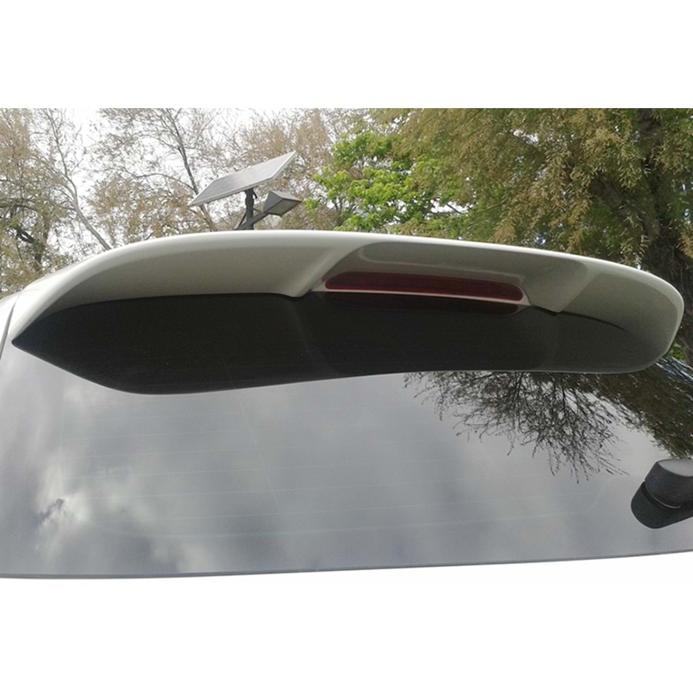 Seat Leon Mk3 4D 2012+ - Spoiler FR V1 Stil Tavan Üzeri, İşlemsiz Yüzey ABS