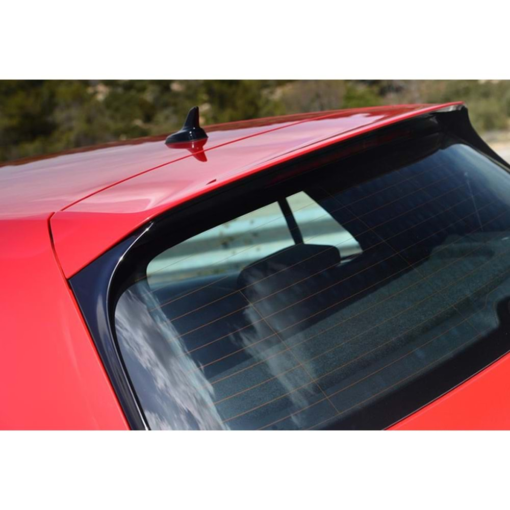 VW Golf Mk7 2012+ - Spoiler GTI R Highline Tavan Üzeri, İşlemsiz Yüzey ABS Set