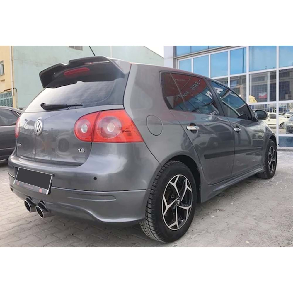 VW Golf Mk5 2003+ - Spoiler Oettinger Stil Tavan Üzeri, Piano Black FRP