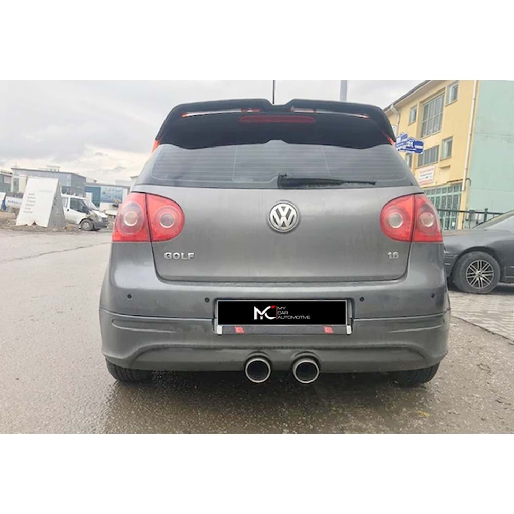 VW Golf Mk5 2003+ - Spoiler Oettinger Stil Tavan Üzeri, Piano Black FRP