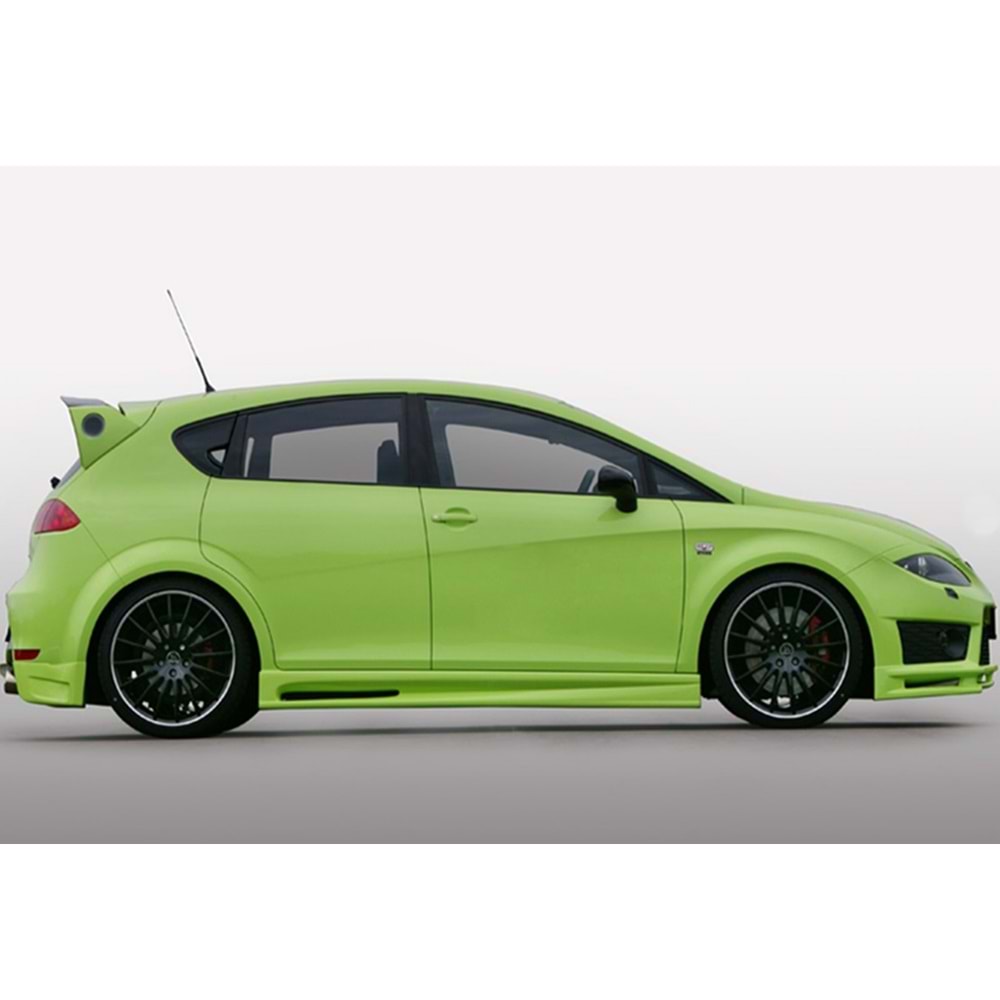 Seat Leon Mk2 FL 2009+ - Spoiler, JE Design V1 Stil, Tavan Üzeri, Piano Black Boyalı Ürün Yüzeyi, FRP