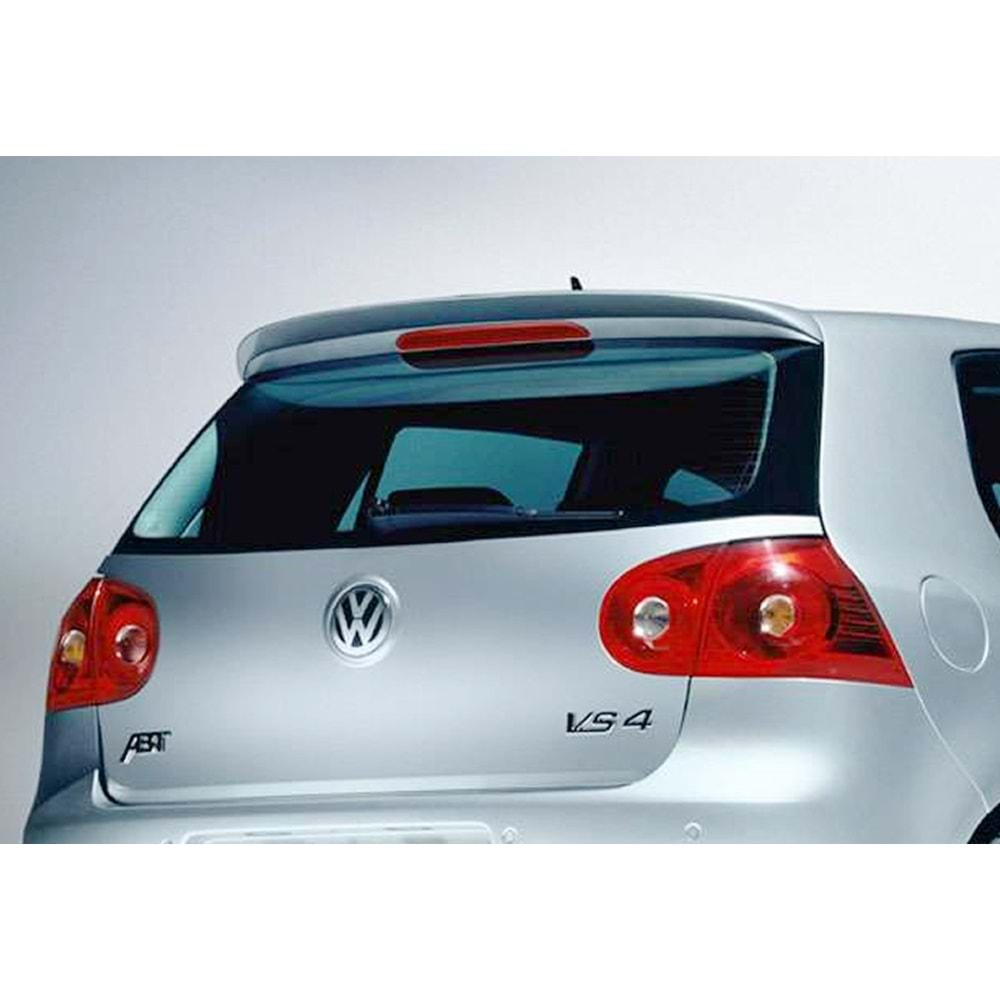 VW Golf Mk5 2003+ - Spoiler ABT R32 GTI Stil Tavan Üzeri, Piano Black FRP