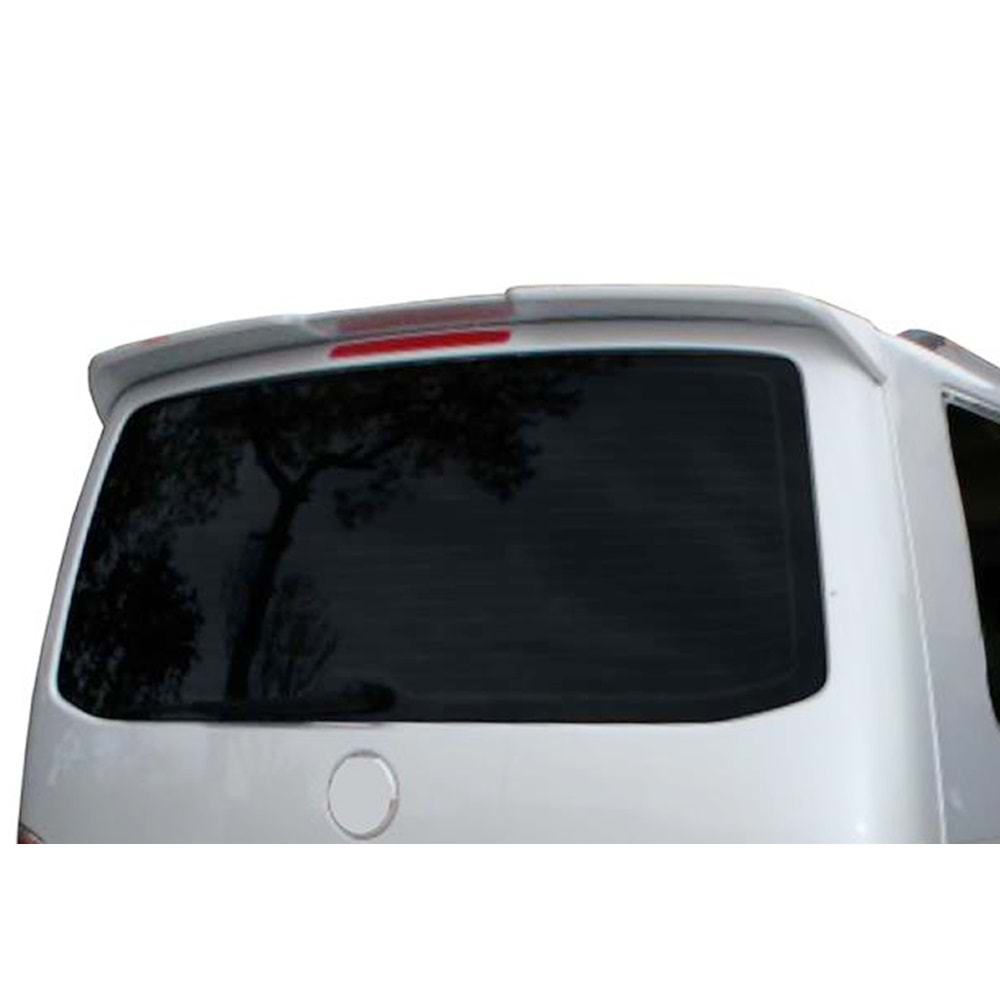 VW Transporter T5 FL 2009+ - Spoiler Sport V3D Stil Tavan Üzeri, Piano Black FRP