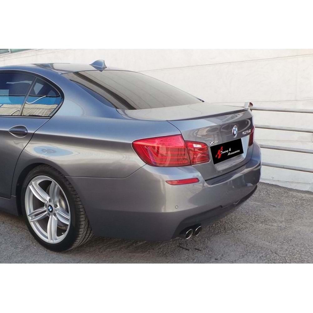 BMW F10 2010+ - Spoiler M5 V2 Stil Bagaj Üzeri, Piano Black Boyalı Ürün Yüzeyi ABS