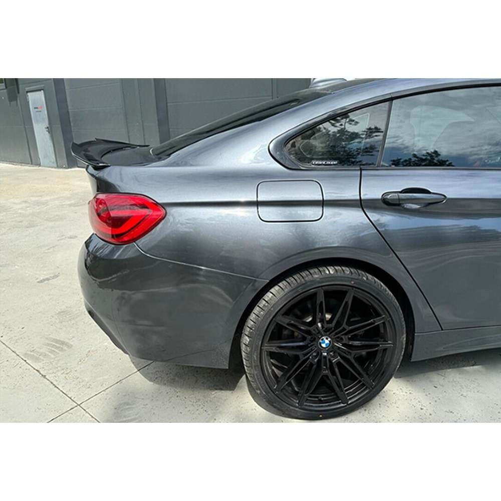 BMW F36 2014+ - Spoiler PSM V2 Stil, Bagaj Üzeri, Piano Black Boyalı Ürün Yüzeyi, ABS