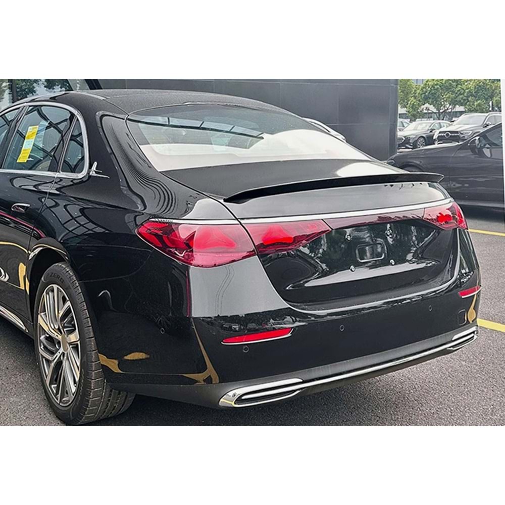M. Benz W214 2024+ - Spoiler, E63 S V2 Anatomik Stil, Bagaj Üzeri, Piano Black Boyalı Ürün Yüzeyi, ABS