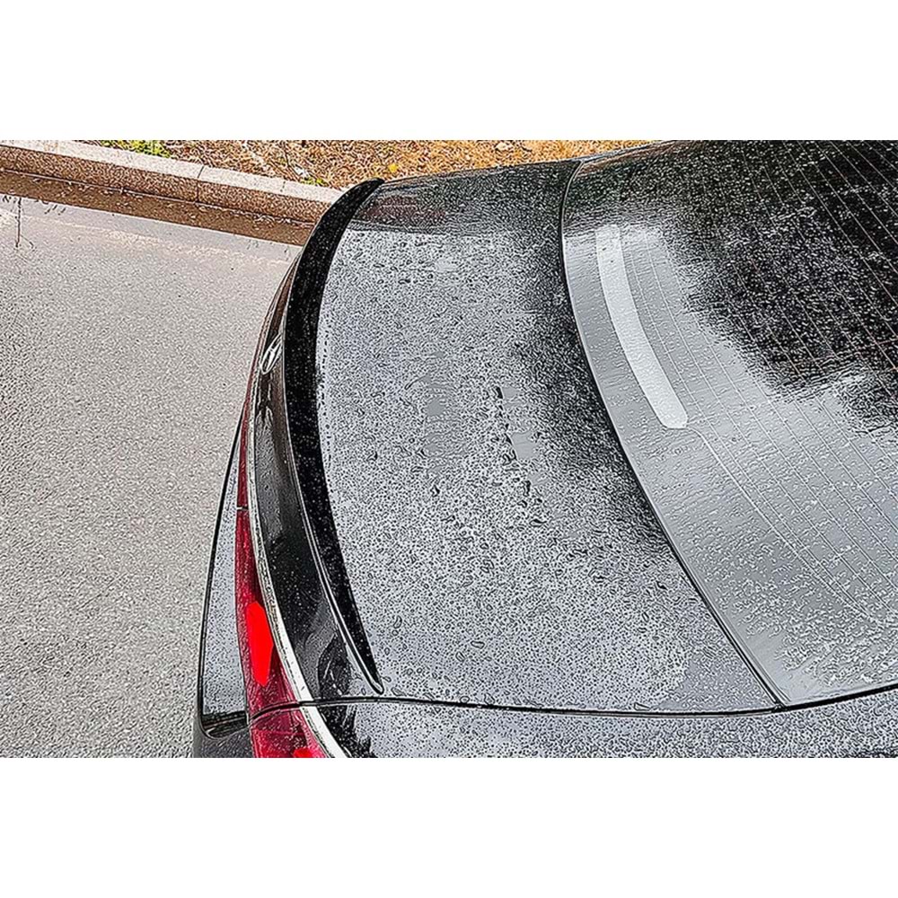 M. Benz W214 2024+ - Spoiler, AMG V2 Anatomik Stil, Bagaj Üzeri, Piano Black Boyalı Ürün Yüzeyi, ABS