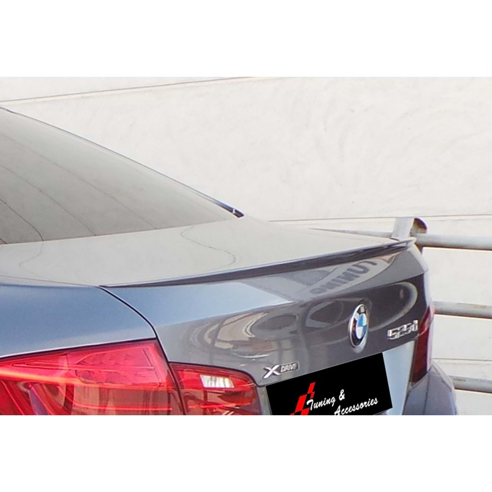 BMW F10 2010+ - Spoiler M5 V1 Stil, Bagaj Üzeri, İşlemYapılmamış Ham Ürün Yüzeyi, ABS