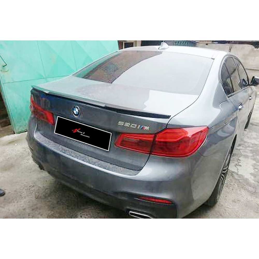 BMW G30 2017+ - Spoiler, M5 CS V2 Stil, Bagaj Üzeri, Piano Black Boyalı Ürün Yüzeyi, ABS