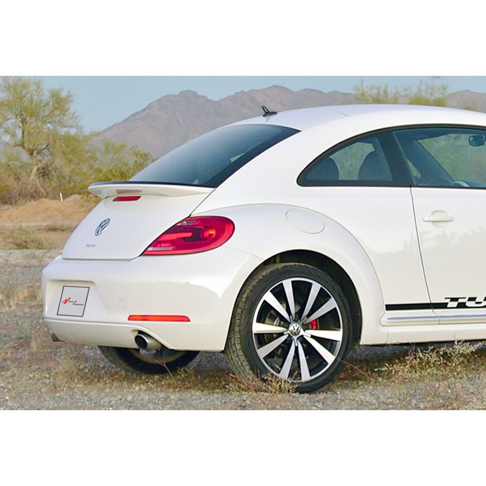 VW New Beetle A5 2011+ - Spoiler Oem Stil Cam Altı, Piano Black Boyalı Ürün Yüzeyi ABS