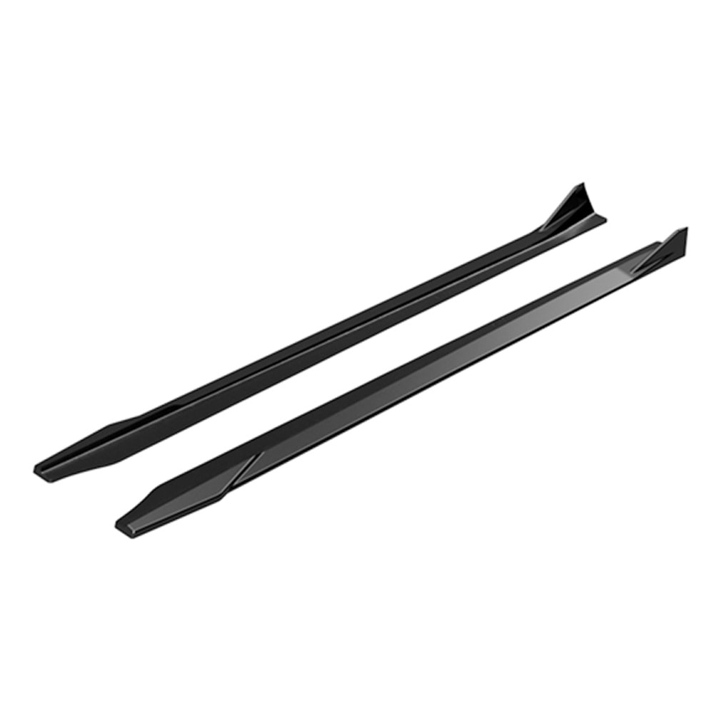 BMW G87 M2 2023+ - Marşpiyel Çıta/Alt, A Plus M2 V1 Stil, Piano Black Parlak Ürün Yüzeyi, Vkm., Set