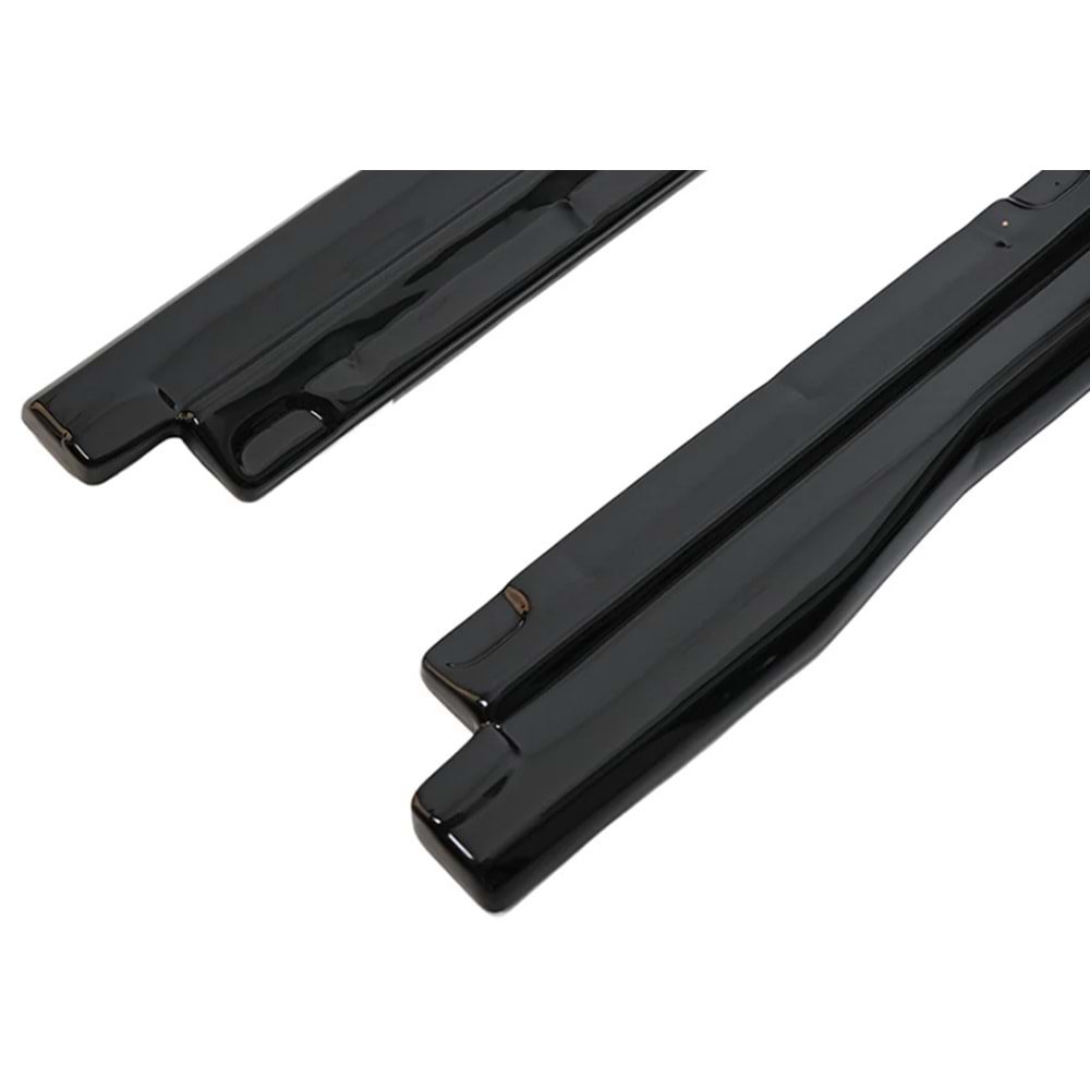 VW Tayron Mk2 2024+ - Marşpiyel Çıta/Alt, A Plus Std./R Line V1 Stil, Piano Black Parlak Ürün Yüzeyi, Vakum, Set