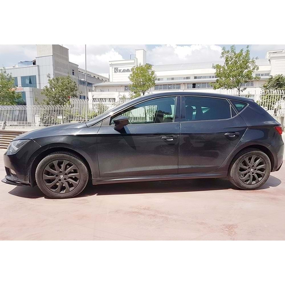 Seat Leon Mk3 2012+ - Marşpiyel Sport, İşlem Yapılmamış Ham Ürün Yüzey, Vakum, Set