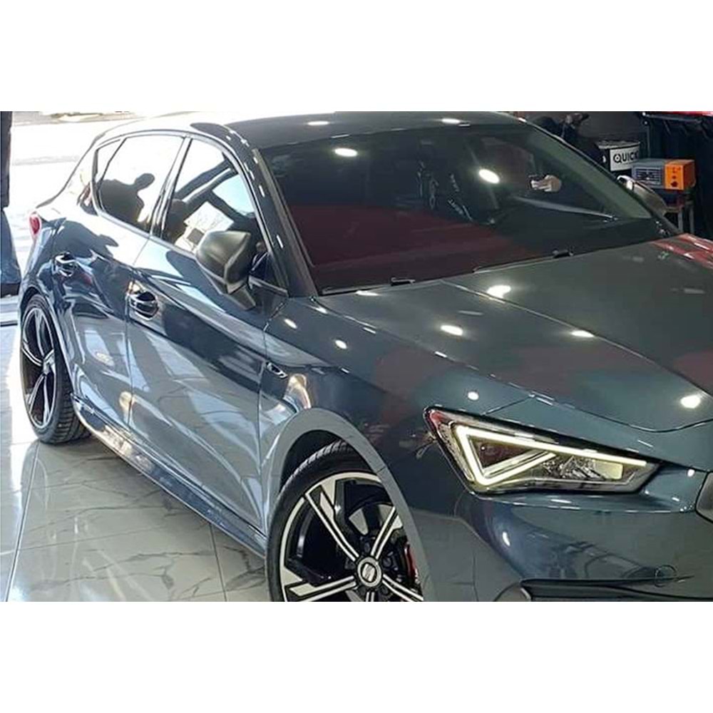 Seat Leon Mk4 2020+ - Marşpiyel Aero, İşlemsiz Ham Yüzey Vakum Set