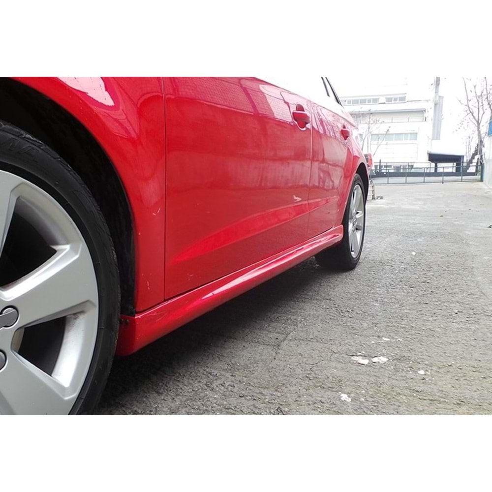 Audi A3 8V SB 2012+ - Marşpiyel S3 Stil, İşlemsiz Ham Yüzey Vakum Set