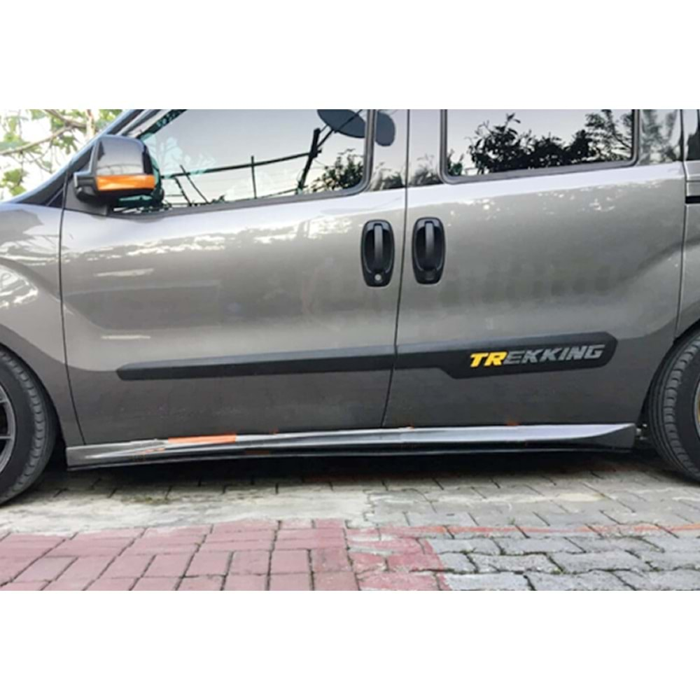 Fiat Doblo 2 2010+ - Marşpiyel Aero Stil, İşlemsiz Ham Yüzey Vakum Set