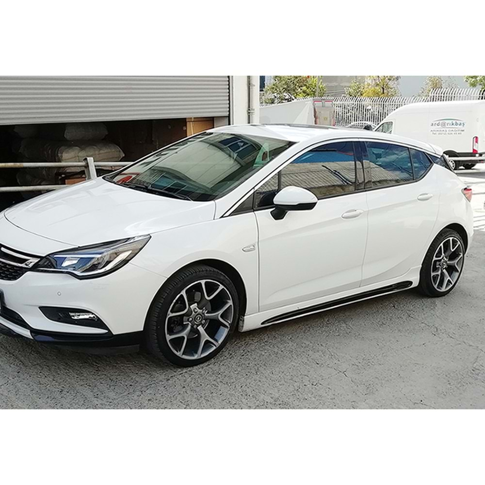 Opel Astra K 2015+ - Marşpiyel Sport, İşlemsiz Ham Yüzey Vakum Set