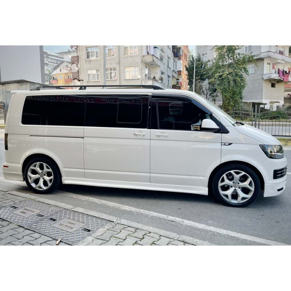 VW Transporter T6.1 2016+ - Marşpiyel Sport U. Şase, İşlemsiz Ham Yüzey Vakum Set