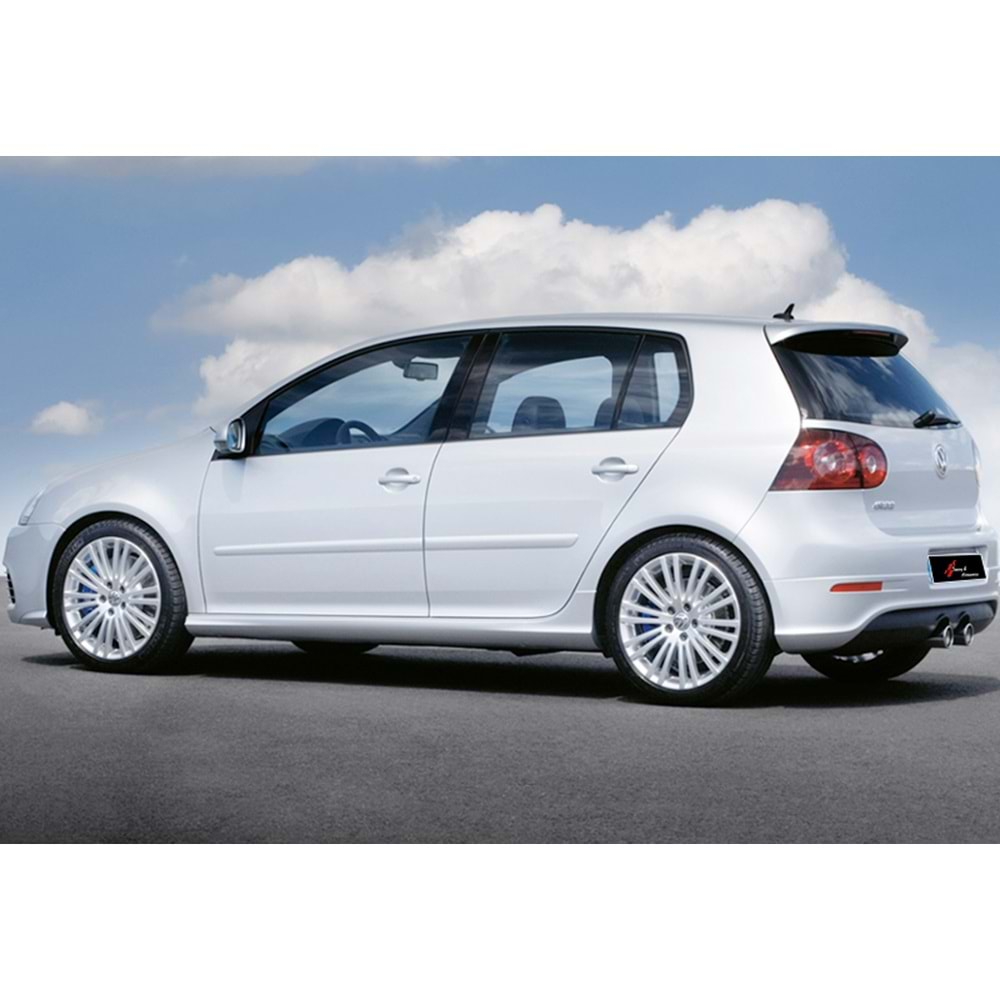 VW Golf Mk5 2003+ - Marşpiyel GTI Stil, İşlemsiz Ham Yüzey Vakum Set