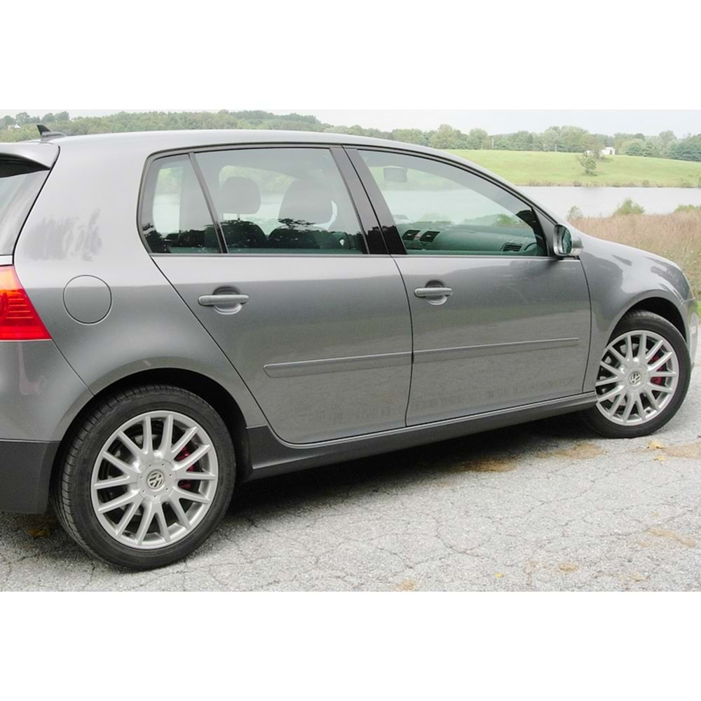 VW Golf Mk6 2008+ - Marşpiyel GTI Stil, İşlemsiz Ham Yüzey Vakum Set