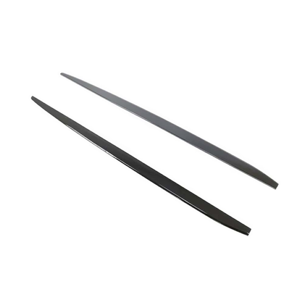 Seat Leon Mk3 2012+ - Marşpiyel Çıta/Alt Yan Performance V1 Stil, Piano Black Ürün Yüzeyi, Vakum, Set