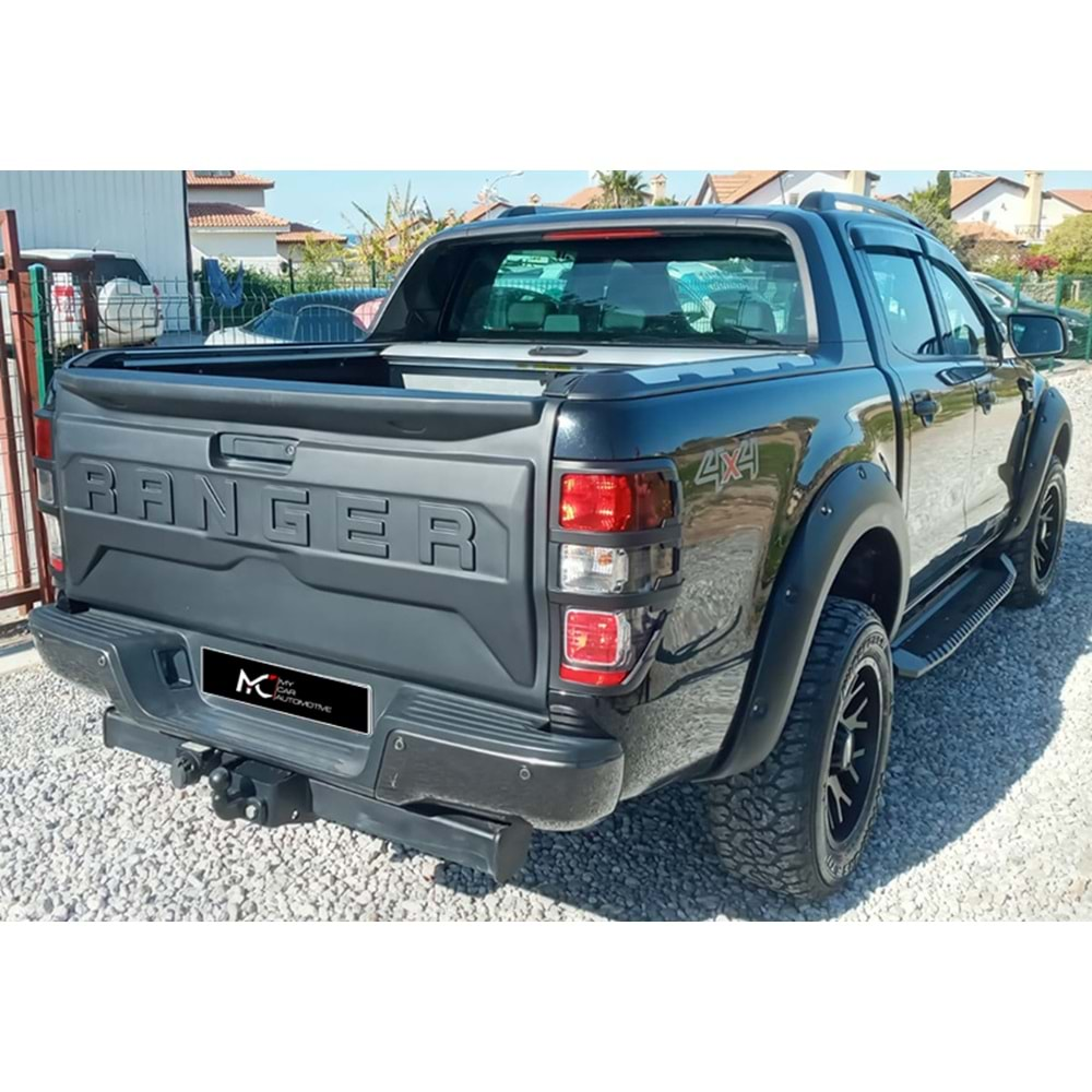 Ford Ranger Wildtrak T6 2011+ - Bagaj Üst Kaplaması A Plus+ Raptor V1 Stil, Mat Siyah Vkm.