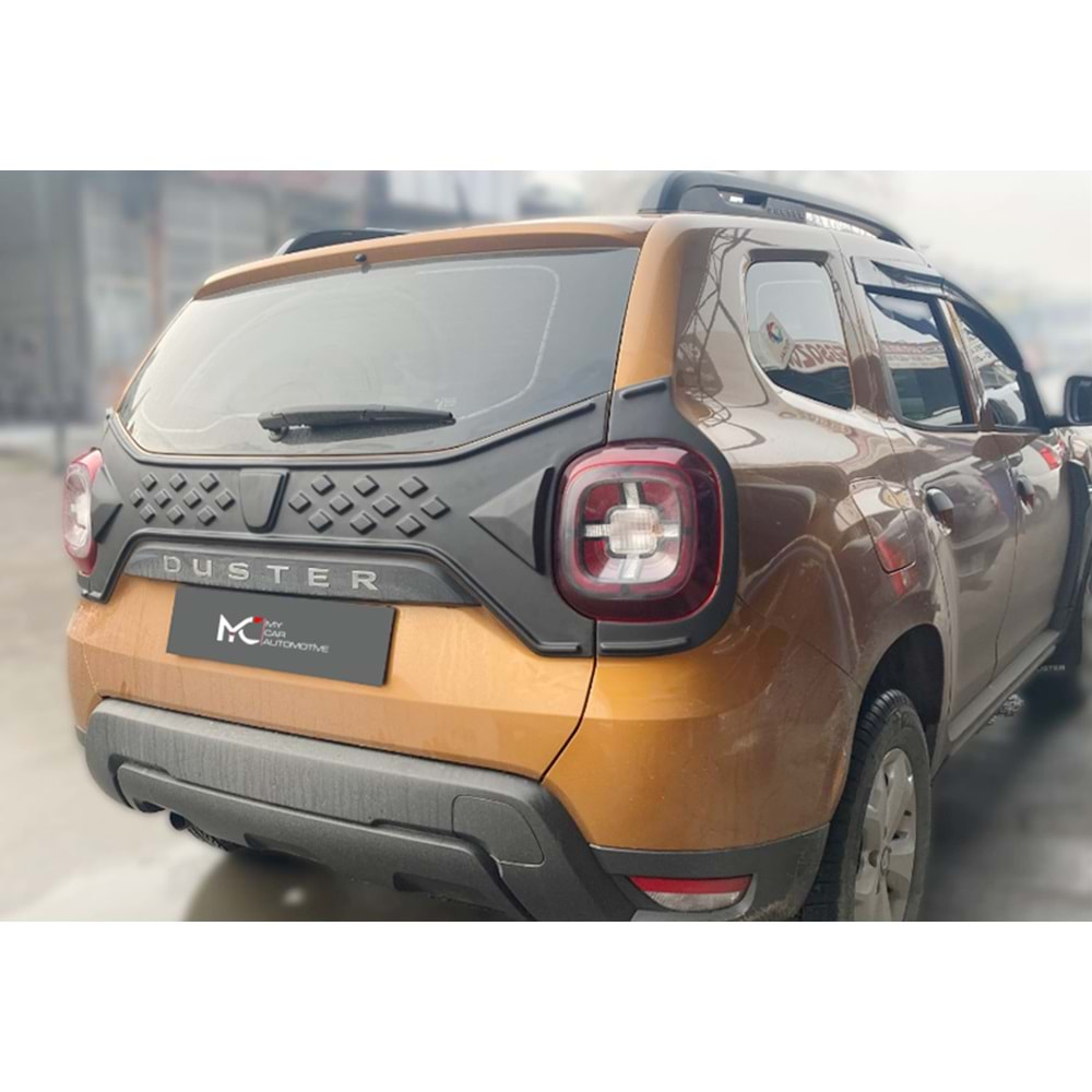 Dacia Duster 2 2018+ - Bagaj Üst Kaplaması A Plus+ Yarım, Mat Siyah Vkm.