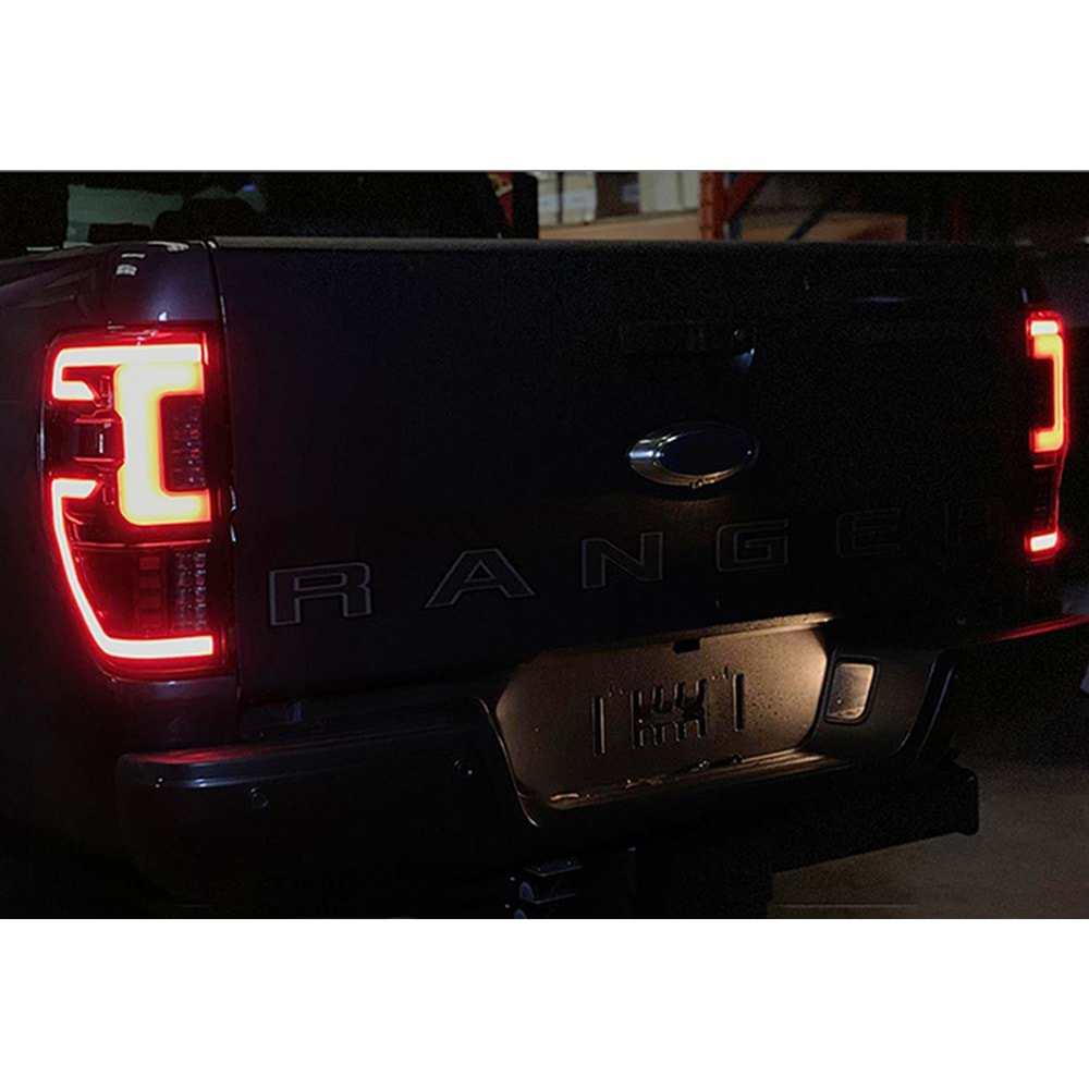 Ford Ranger T6 2011+ - Stop Dynamic Stil, Smoke Yüzey Led Set