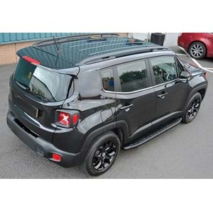 Jeep Renegade 2014+ - Basamak Proside Mat Siyah Alın, 170 cm Set