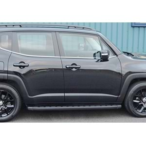 Jeep Renegade 2014+ - Basamak Proside Mat Siyah Alın, 170 cm Set