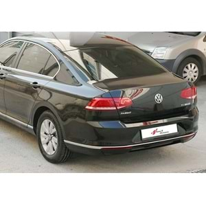 VW Passat B8 2015+ - Krom Tmpn. Alt Çıtası Arka 3 Parça, Paslanmaz Çelik Set