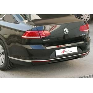 VW Passat B8 2015+ - Krom Tmpn. Alt Çıtası Arka 3 Parça, Paslanmaz Çelik Set