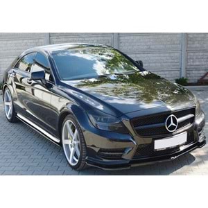 M. Benz W218 2011+ - Tampon Lipi/Ön, A Plus AMG Line V1 Stil, Piano Black Parlak Ürün Yüzeyi, Vakum