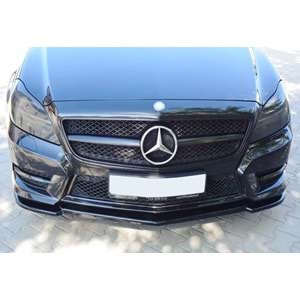 M. Benz W218 2011+ - Tampon Lipi/Ön, A Plus AMG Line V1 Stil, Piano Black Parlak Ürün Yüzeyi, Vakum