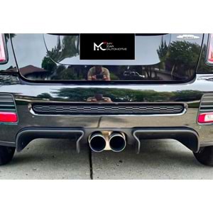 Mini Cooper R56 2006+ - Difüzör/Arka, A Plus S/JCW GP2 Stil, Piano Black Ürün Yüzeyi, Vakum