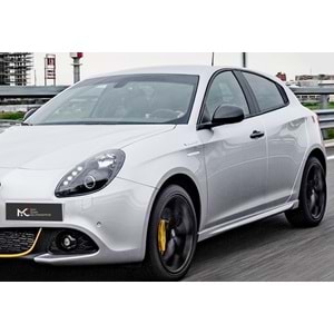 A. Romeo Guilietta 2010+ - Marşpiyel/Yan, A Plus Veloche V1 Stil, Piano Black Ürün Yüzeyi, Vakum, Set