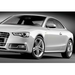 Audi A5 2007+ - Marşpiyel S Line Stil, Astar Boyalı FRP, Set