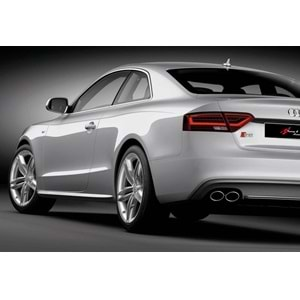 Audi A5 2007+ - Marşpiyel S Line Stil, Astar Boyalı FRP, Set