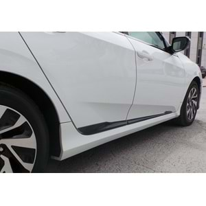 Honda Civic FC5 2016+ - Kapı Çıtası Oem Stil, Piano Black ABS Set