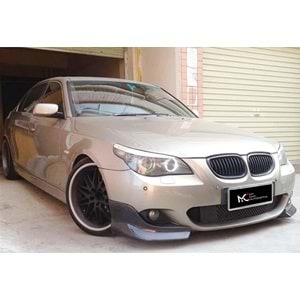 BMW E60 2003+ - Tampon Flap/Ön B Plus M Tech Sport V1 Stil, Piano Black Ürün Yüzeyi, Vakum, Set