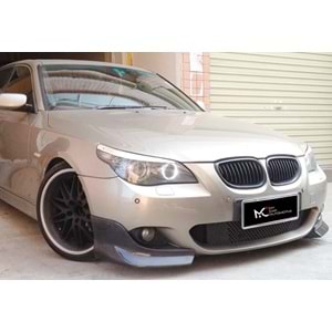 BMW E60 2003+ - Tampon Flap/Ön B Plus M Tech Sport V1 Stil, Piano Black Ürün Yüzeyi, Vakum, Set