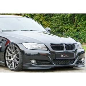 BMW E90 LCI 2008+ - Tampon Flap/Ön, Std. Line V1 Stil, Std. Tmpn. için, Piano Black Ürün Yüzeyi, Vakum, Set