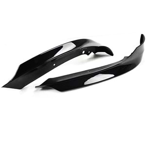 BMW E90 LCI 2008+ - Tampon Flap/Ön, Std. Line V1 Stil, Std. Tmpn. için, Piano Black Ürün Yüzeyi, Vakum, Set