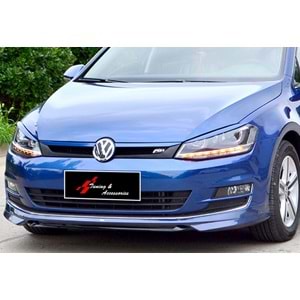 VW Golf Mk7 2012+ - Tampon Eki/Ön ABT V1 Stil, İşlem Yapılmamış Ham Ürün Yüzeyi, Vakum