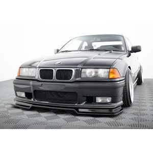 BMW E36 1990+ - Tampon Lipi/Ön, B Plus M3 GTR Stil, Piano Black Ürün Yüzeyi, Vakum
