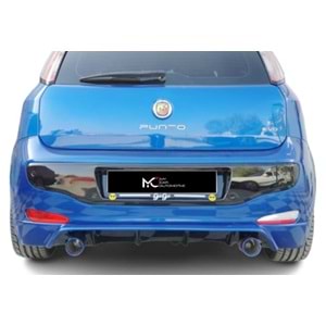 Fiat Grande Punto 2005+ - Tampon Eki/Arka, Rieger V1 Stil, İşlem Yapılmamış Ham Ürün Yüzeyi, Vakum