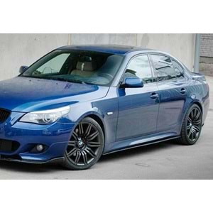 BMW E60 2003+ - Marşpiyel Çıta/Alt Yan, B Plus M5 V1 Stil, Piano Black Ürün Yüzeyi, Vakum, Set