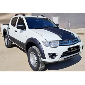 Mitsubishi L200 4 2005 - Kapı Üzeri Kaplaması A Plus+ Sport Line Stil, Mat Siyah Ürün Yüzeyi Vkm. Set