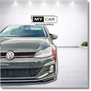 VW Golf Mk7 2012+ - Body Kit/Tampon Ön, GTI Stil, Pnjr., İşlem Yapılmamış Ham Ürün Yüzeyi, PP, Set